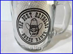 Vintage Burt Reynolds Horse Ranch Bank Mug Handle Canning Jar Pint Cowboy Hat