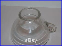 Vintage Clear Glass Canning Funnel Mason Jar 1 Cup with Handle Clean NO CHIPS