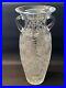 Vintage Cut Glass Large Urn Vase withHandles, 15 1/4 Tall, 7 Widest