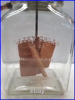 Vintage Dazey Churn No. 60 Glass Butter Churn Rustic Farmhouse Primitive
