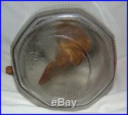 Vintage Dazey Glass Jar Butter Churn Wood Handle Paddle Primitive