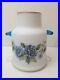 Vintage_Frosted_Glass_Jar_Canister_Blue_Floral_withblue_Handles_Made_in_Italy_01_ejpm
