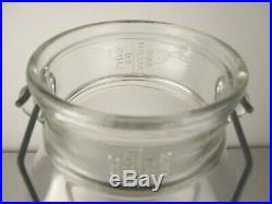 Vintage Gallon Glass Barrel Jar withHandle Pickle Canister BIG Clear CCS-W M-5125
