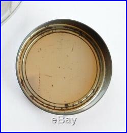 Vintage Glass Jar Bail Handle Barrel Shape 2 1/2 Gallon With Lid