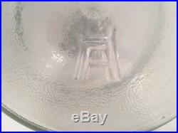 Vintage Hazel Atlas One Gallon Glass Bail Handle Jar withZinc Lid