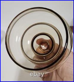 Vintage Holmegaard Apothecary Jar Jacob Bang Danish Beehive 10.5 T