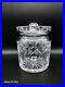 Vintage Marked Waterford Cut Crystal Lismore 7 Heavy Biscuit Jar Barrel Ex. Cond