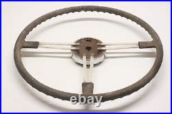Vintage Original 1940's-50's Buick GM Accessory Banjo Spoke Steering Wheel 18