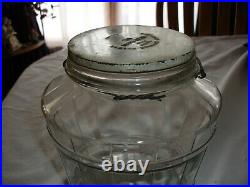 Vintage Oscar Ewing Creamed Cottage Cheese bucket container wire wood handle