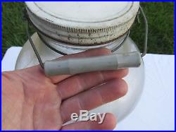 Vintage Owens-illinois Glass Jug (jar), 5 Gallon, With LID & Plastic Handle