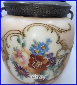 Vintage PAIRPOINT, MT. WASHINGTON CRACKER JAR / BISCUIT BARREL