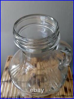 Vintage Speas Vinegar U-Sav-It Half Gallon Pitcher Jar with cap, label handled