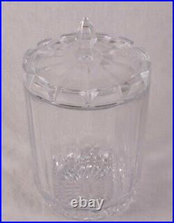 Vintage St George 24% Lead Crystal Biscuit Jar with Lid