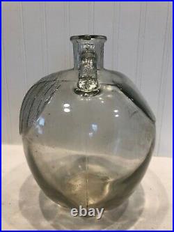 Vintage WHITE HOUSE VINEGAR Glass Jar Bottle APPLE with Handle & Spout #1