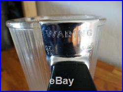 Vintage Waring Blender Pyrex Clover Leaf Jar, Blade & Handle Glass Carafe