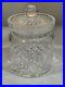 Vintage Waterford Crystal Colleen Biscuit Barrel & Lid Made In Ireland Mint