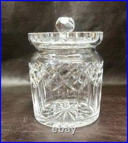 Vintage? Waterford Crystal? Lismore Biscuit Jar, 7 Tall, WithLid, EUC