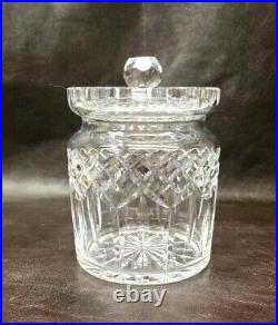 Vintage? Waterford Crystal? Lismore Biscuit Jar, 7 Tall, WithLid, EUC