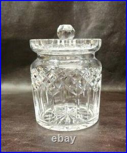 Vintage? Waterford Crystal? Lismore Biscuit Jar, 7 Tall, WithLid, EUC