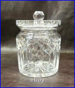 Vintage? Waterford Crystal? Lismore Biscuit Jar, 7 Tall, WithLid, EUC