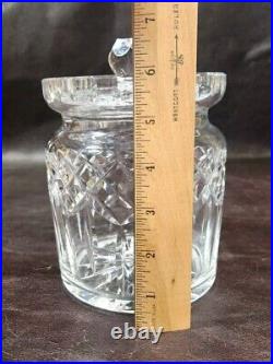 Vintage? Waterford Crystal? Lismore Biscuit Jar, 7 Tall, WithLid, EUC