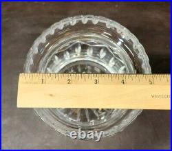 Vintage? Waterford Crystal? Lismore Biscuit Jar, 7 Tall, WithLid, EUC