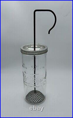 Vintage Wesson Oil Mayonnaise Maker / Mixer 1930's Embossed on Glass Kitchen