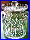 WATERFORD CRYSTAL IRELAND Lismore Pattern BISCUIT COOKIE BARREL JAR with LID EXC