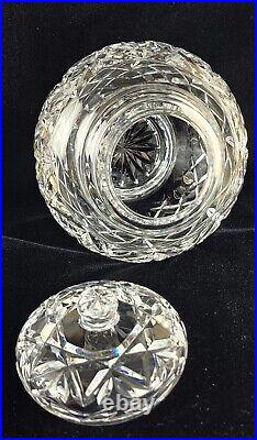 WATERFORD CRYSTAL Vanity, Ginger Jar & Lid, 8Tall