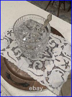 WATERFORD Crystal LISMORE Cookie / Biscuit /Pickle Barrel Made Ireland RARE