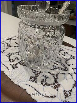 WATERFORD Crystal LISMORE Cookie / Biscuit /Pickle Barrel Made Ireland RARE