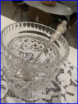 WATERFORD Crystal LISMORE Cookie / Biscuit /Pickle Barrel Made Ireland RARE