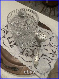 WATERFORD Crystal LISMORE Cookie / Biscuit /Pickle Barrel Made Ireland RARE