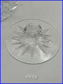 Waterford Biscuit Jar Crystal Lismore Barrel With Inset Lid