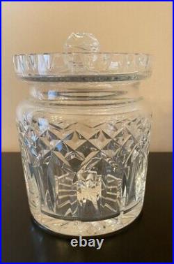 Waterford Crystal 2000 Artisan Biscuit Barrel Lismore withLid
