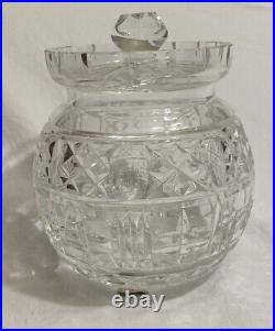 Waterford Crystal 2000 Artisan Biscuit Barrel WithCOA-EXCELLENT CONDITION