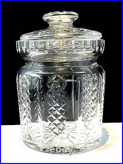 Waterford Crystal Hibernia Biscuit Barrel and Lid