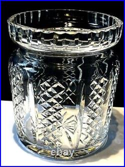 Waterford Crystal Hibernia Biscuit Barrel and Lid