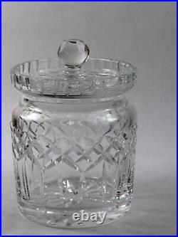 Waterford Crystal Lismore Biscuit Barrel Cookie Candy Jar