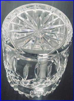 Waterford Crystal Lismore Biscuit Barrel Cookie Jar Vintage Ireland 8