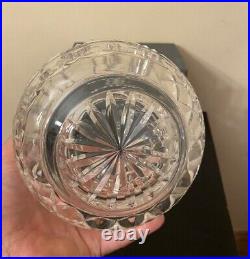 Waterford Crystal Lismore Biscuit Barrel withLid 6.3L x 6.3W x 7.2H