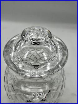 Waterford Crystal Pineapple Biscuit Barrel Early Scrip Mark Discontinued