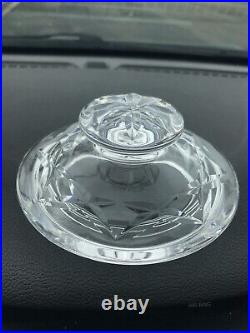Waterford Crystal Pineapple Biscuit Barrel With Lid Ireland Signed