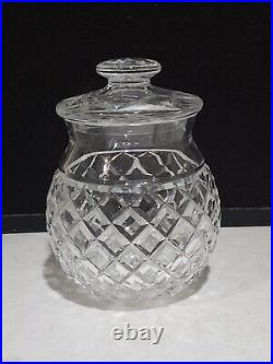 Waterford Crystal Pineapple Biscuit Barrel With Lid SIGNED