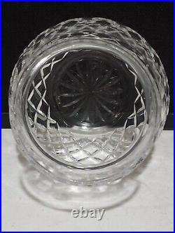Waterford Crystal Pineapple Biscuit Barrel With Lid SIGNED