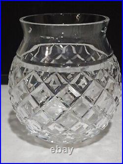 Waterford Crystal Pineapple Biscuit Barrel With Lid SIGNED