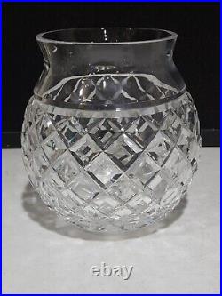 Waterford Crystal Pineapple Biscuit Barrel With Lid SIGNED