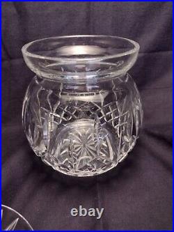 Waterford Lismor Crystal Round Biscuit Lidded Jar