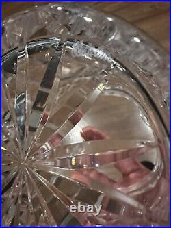 Waterford Lismore Fine Cut Crystal Biscuit Jar With Lid Signed