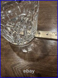 Waterford Lismore Fine Cut Crystal Biscuit Jar With Lid Signed